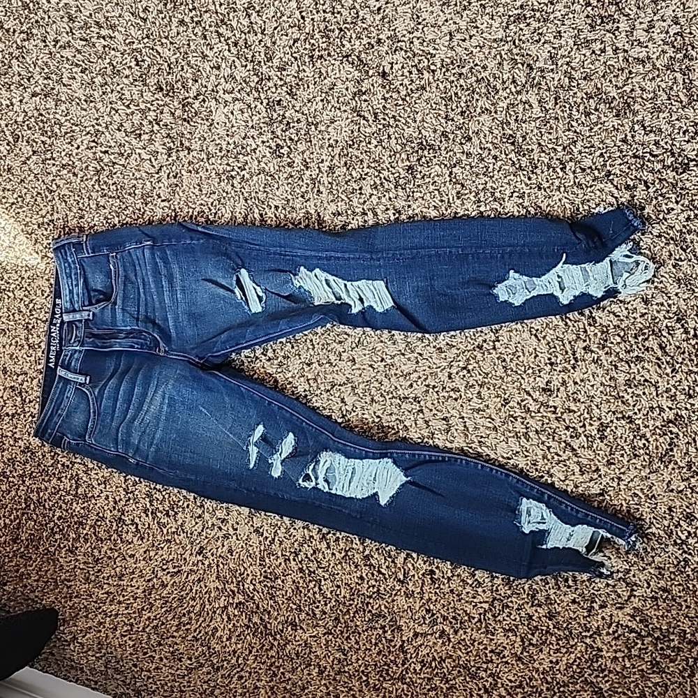 American eagle super high rise jegging